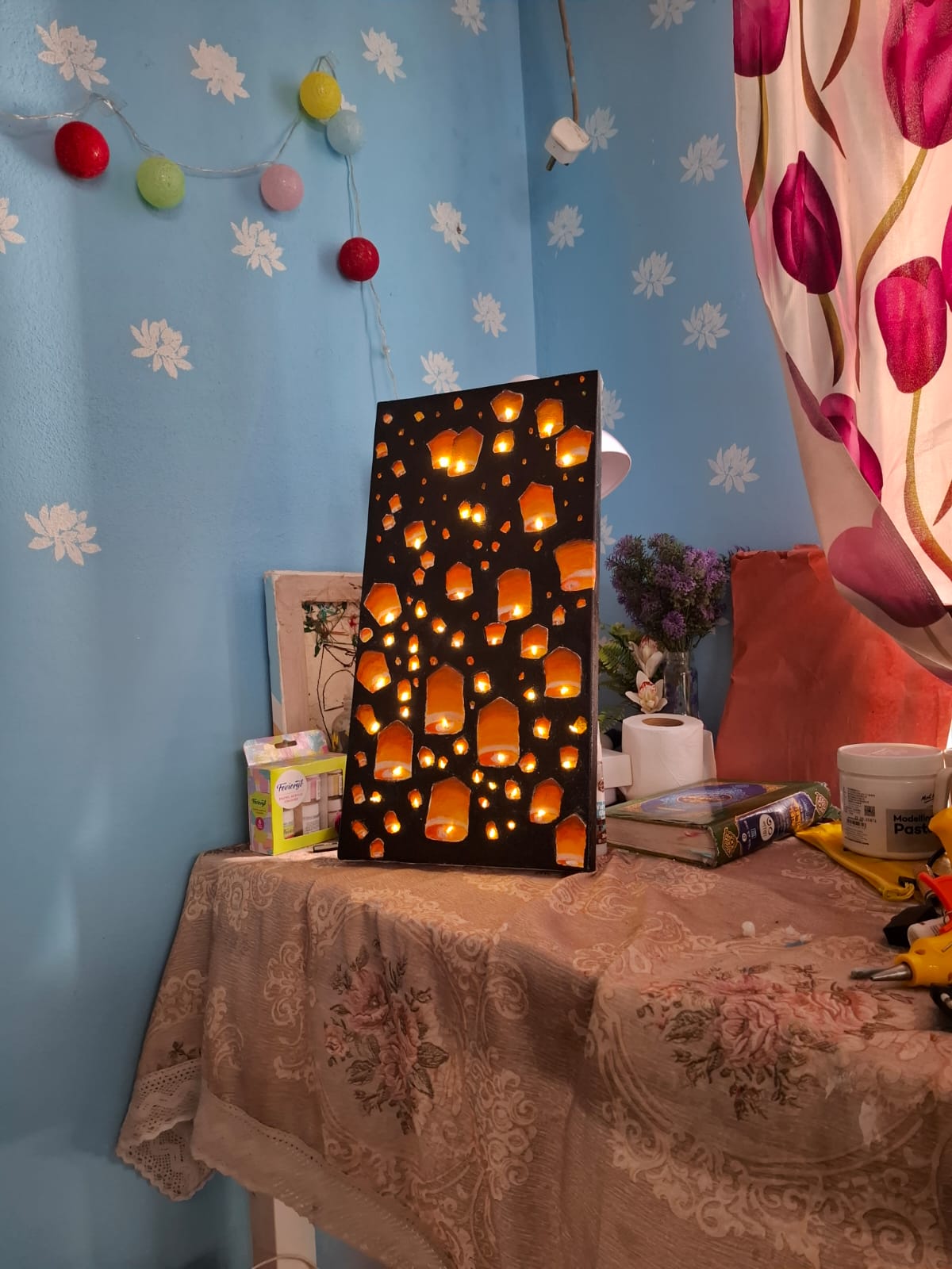 Illuminated Archway Cutout Light Box
